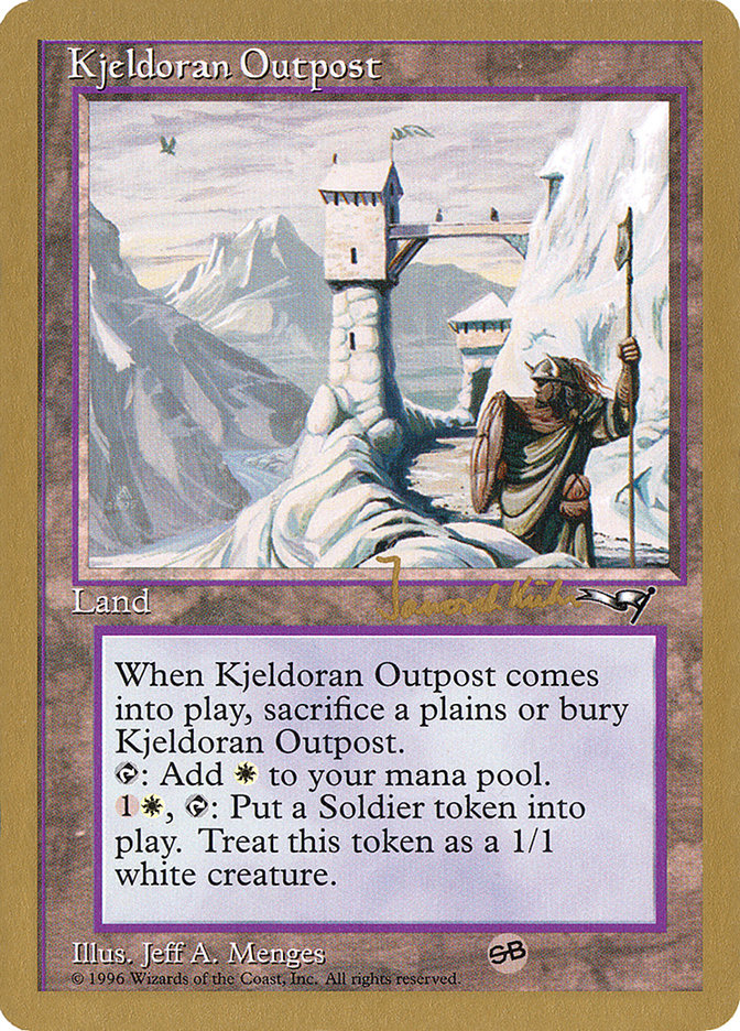 Kjeldoran Outpost (Janosch Kuhn) [World Championship Decks 1997] | Good Games Adelaide SA