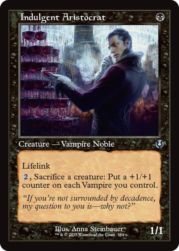 Indulgent Aristocrat 384 (Innistrad Remastered)  | Good Games Adelaide SA