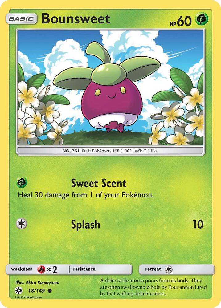 Bounsweet 18/149 (SM Base Set)  | Good Games Adelaide SA