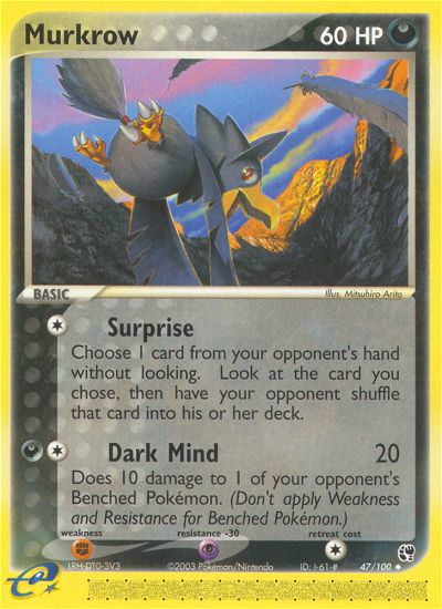 Murkrow (47/100) [EX: Sandstorm] | Good Games Adelaide SA