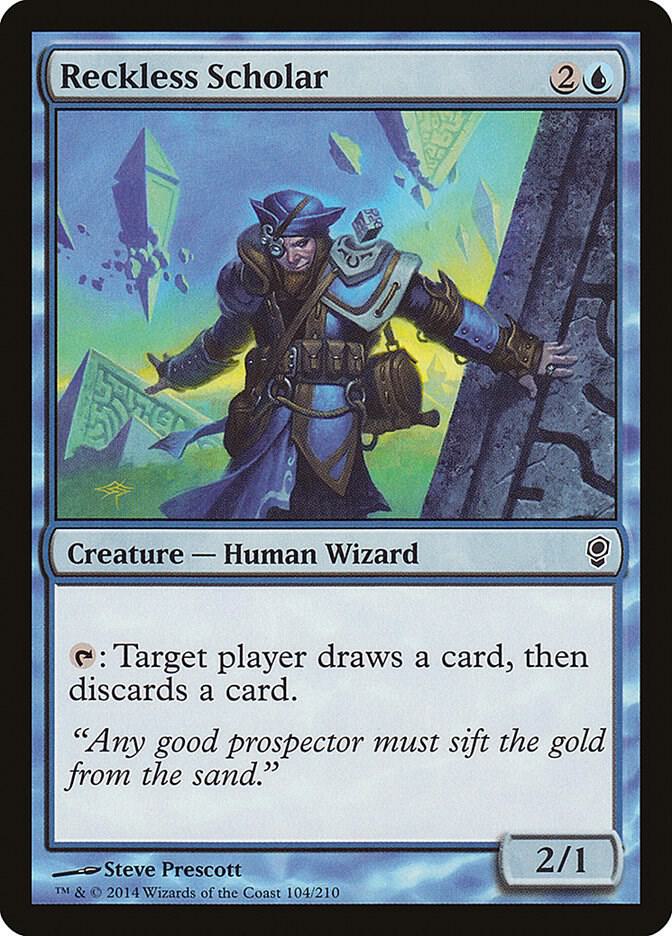 Reckless Scholar 104 (Conspiracy)  - Foil | Good Games Adelaide SA