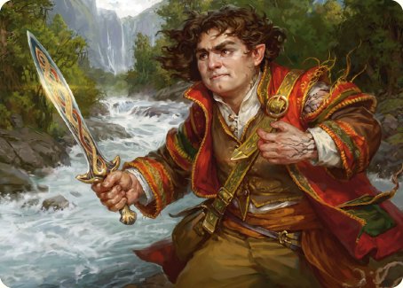 Frodo Baggins Art Card (16/81) [The Lord of the Rings: Tales of Middle-earth Art Series] | Good Games Adelaide SA
