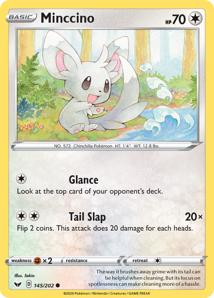Minccino (145/202) [Sword & Shield: Base Set] | Good Games Adelaide SA