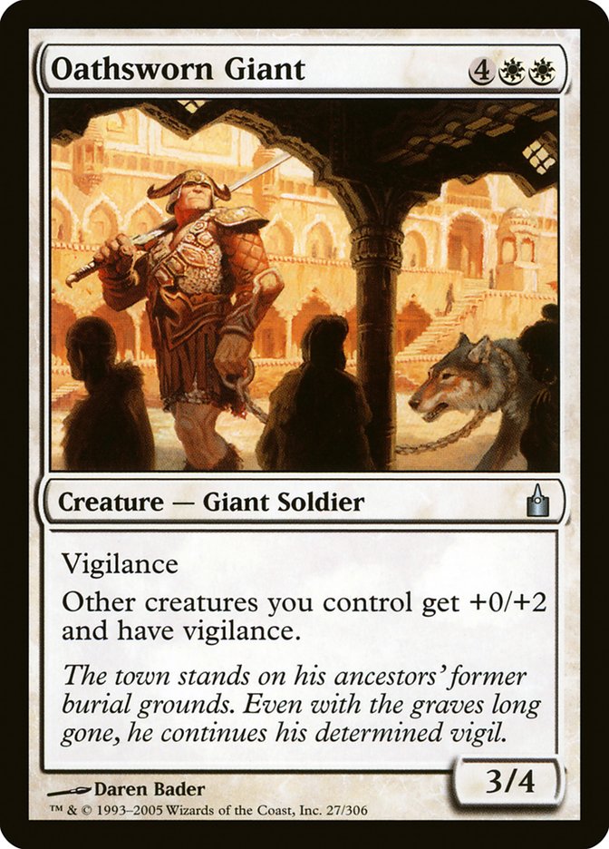Oathsworn Giant 27 (Ravnica: City of Guilds)  - Foil | Good Games Adelaide SA