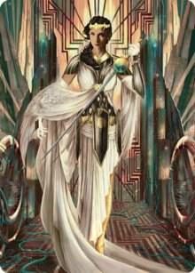 Elspeth Resplendent Art Card 64 81 64 (Art Series: Streets of New Capenna)  | Good Games Adelaide SA