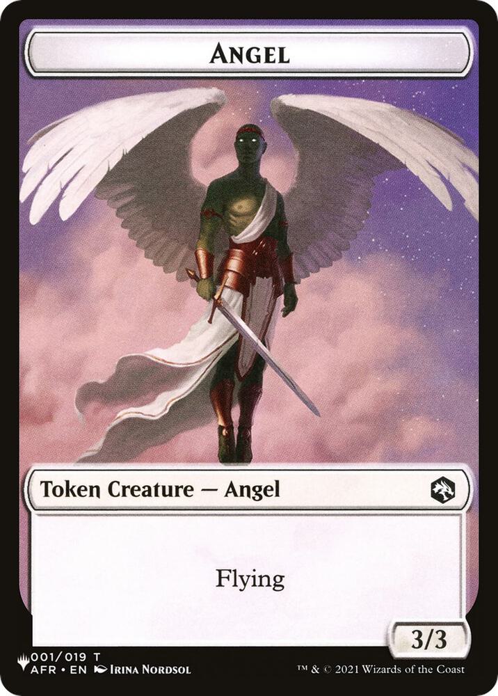 Angel Soldier Double Sided Token 1 // 2 (The List Reprints)  | Good Games Adelaide SA