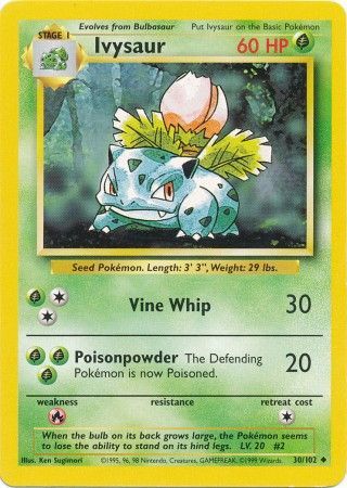 Ivysaur (30/102) [Base Set Unlimited] | Good Games Adelaide SA