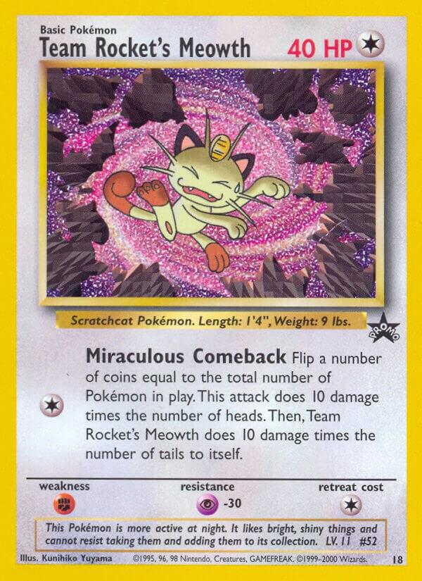 Team Rocket's Meowth 18/53 (WoTC Promo)  | Good Games Adelaide SA