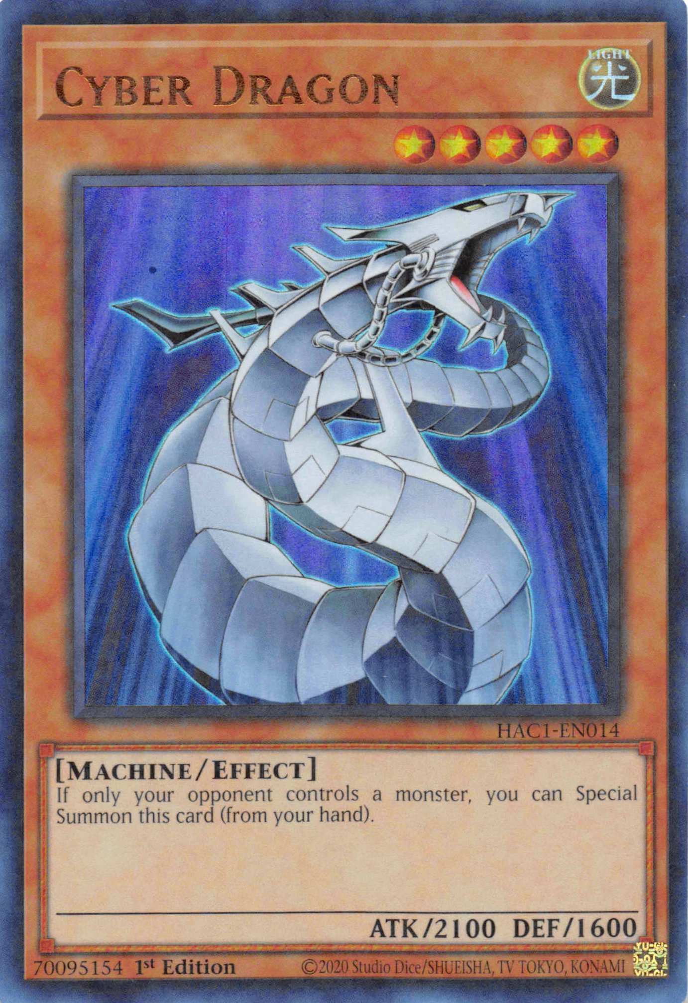 Cyber Dragon (Duel Terminal) [HAC1-EN014] Parallel Rare | Good Games Adelaide SA