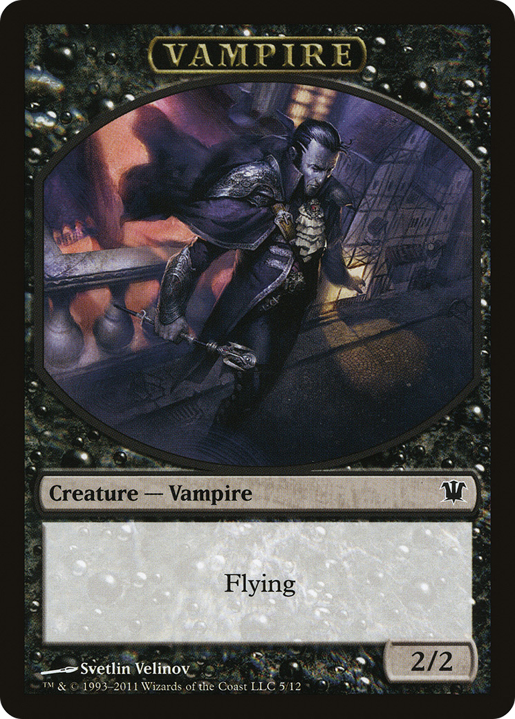 Blood // Vampire (0007) Double-Sided Token [Innistrad Remastered Tokens] | Good Games Adelaide SA
