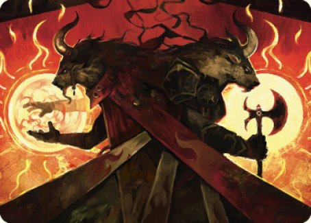 Hurloon Battle Hymn Art Card [Dominaria United Art Series] | Good Games Adelaide SA