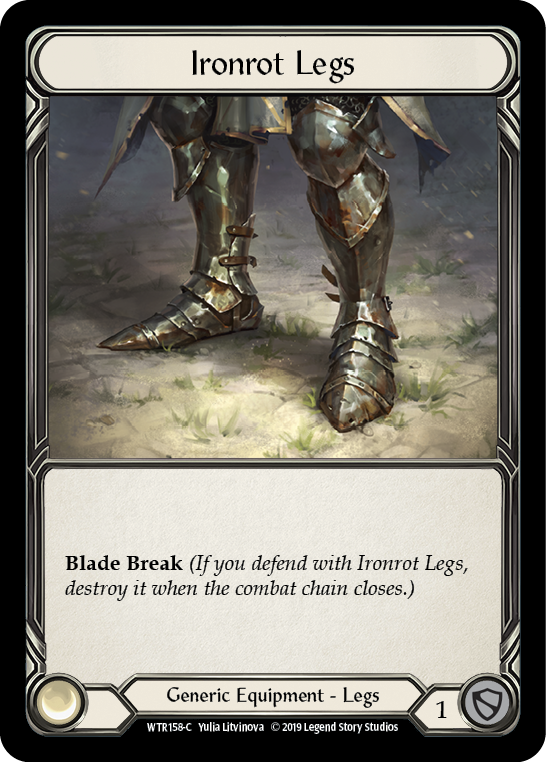 Ironrot Legs [WTR158-C] Alpha Print Cold Foil | Good Games Adelaide SA