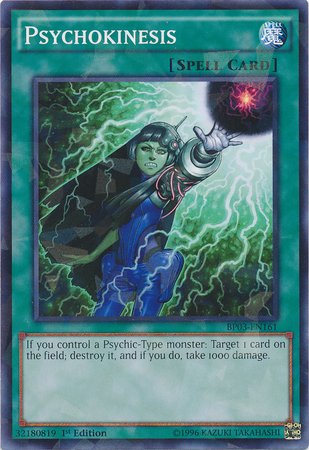 Psychokinesis [BP03-EN161] Shatterfoil Rare | Good Games Adelaide SA