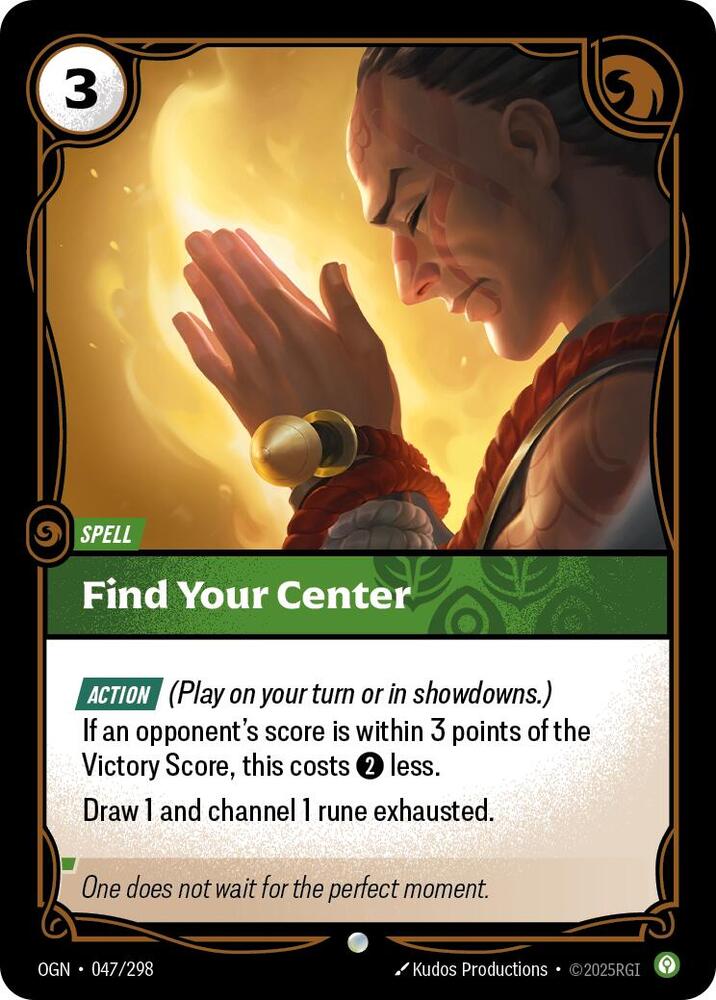 Find Your Center 047/298 (Origins)  | Good Games Adelaide SA
