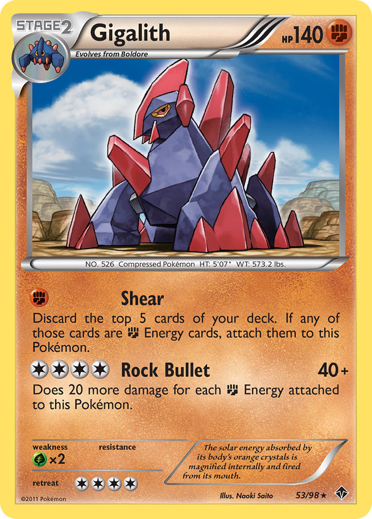 Gigalith (53/98) [Black & White: Emerging Powers] | Good Games Adelaide SA