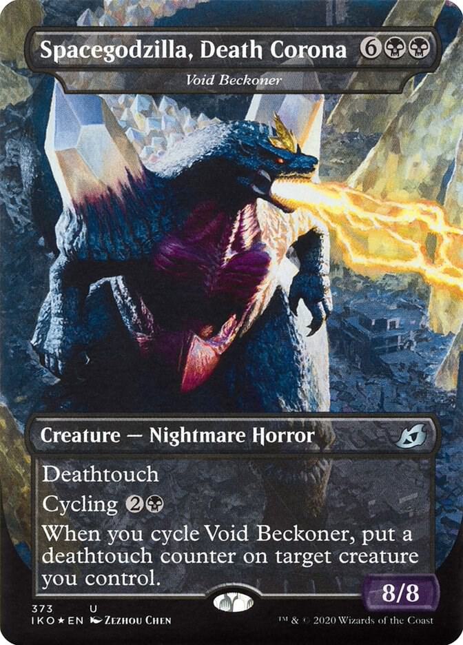 Spacegodzilla Death Corona Void Beckoner 373 (Ikoria: Lair of Behemoths)  - Foil | Good Games Adelaide SA