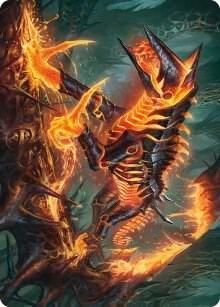 Kuldotha Cackler Art Card 32 (Art Series: Phyrexia: All Will Be One)  | Good Games Adelaide SA