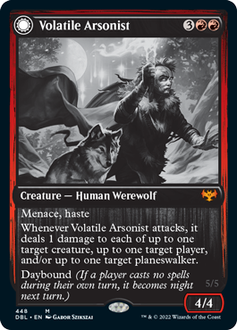 Volatile Arsonist // Dire-Strain Anarchist [Innistrad: Double Feature] | Good Games Adelaide SA