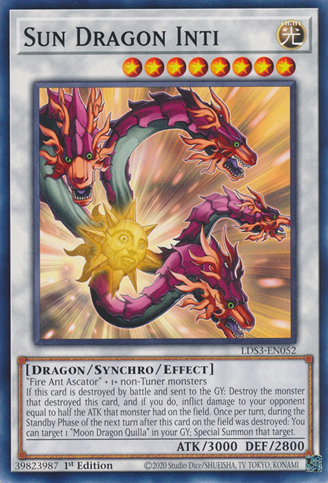 Sun Dragon Inti [LDS3-EN052] Common | Good Games Adelaide SA