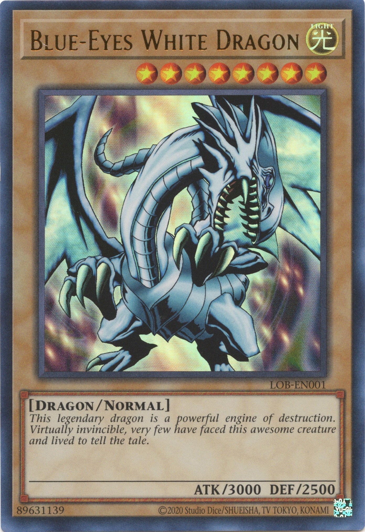 Blue-Eyes White Dragon (25th Anniversary) [LOB-EN001] Ultra Rare | Good Games Adelaide SA