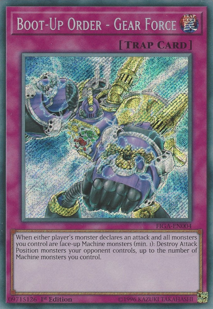Boot-Up Order - Gear Force [FIGA-EN004] Secret Rare | Good Games Adelaide SA