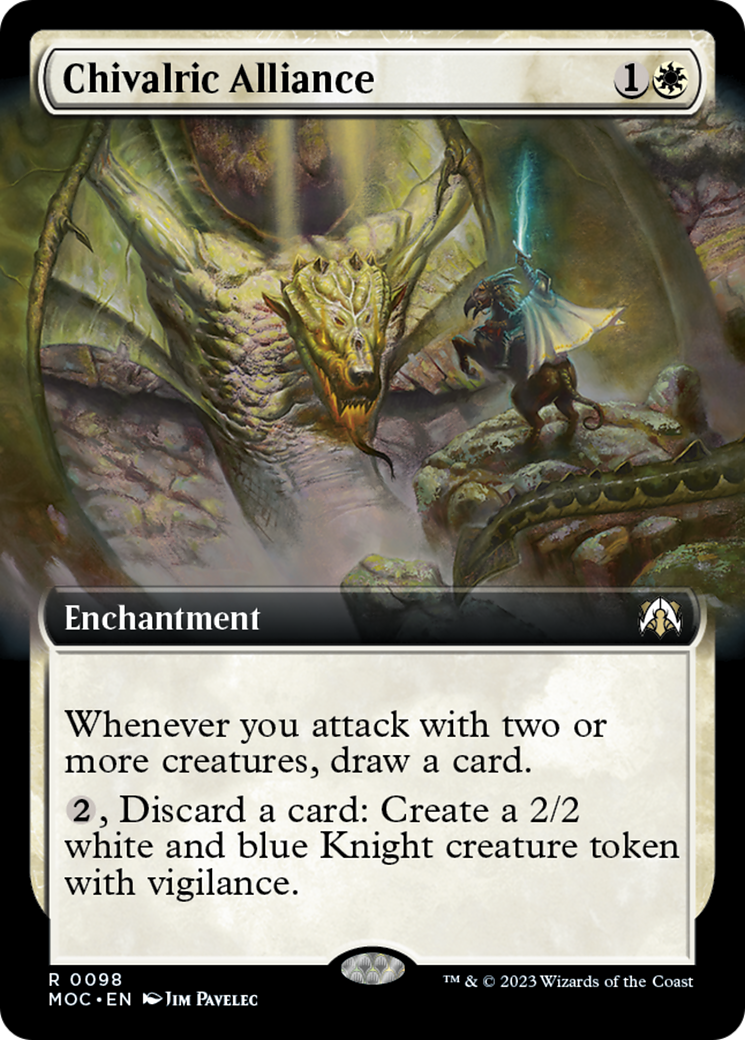 Chivalric Alliance (Extended Art) [March of the Machine Commander] | Good Games Adelaide SA