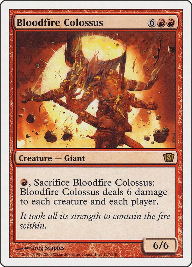 Bloodfire Colossus 177 (9th Edition)  | Good Games Adelaide SA