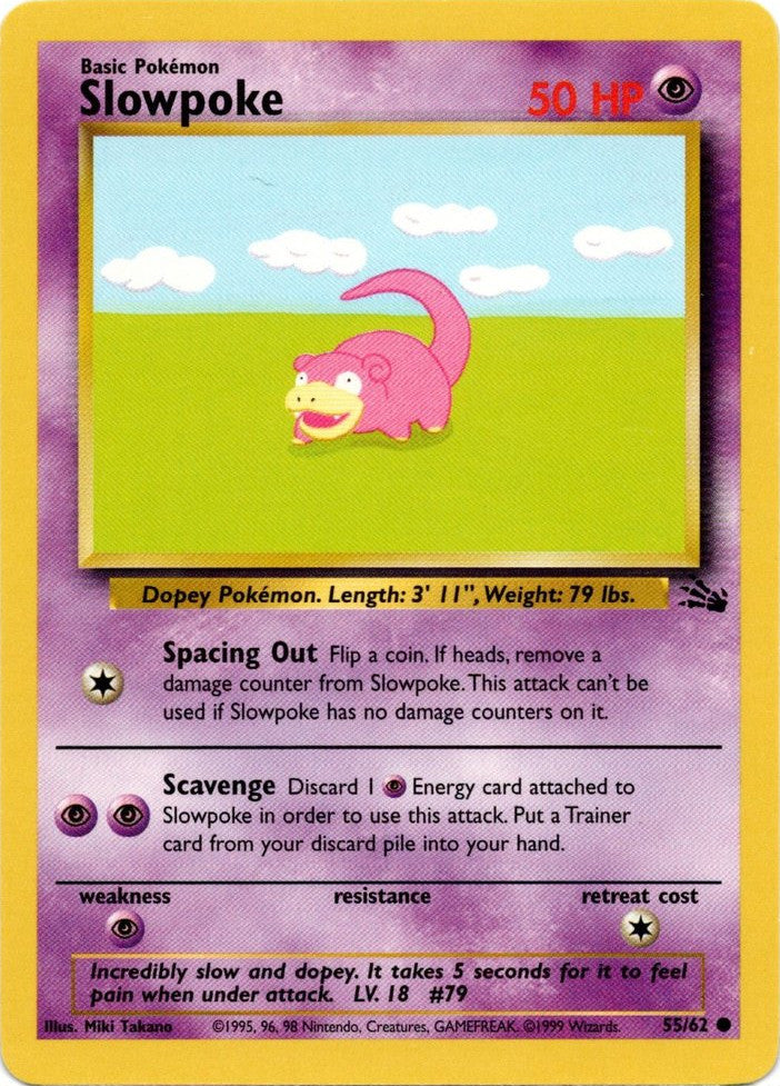 Slowpoke (55/62) [Fossil Unlimited] | Good Games Adelaide SA