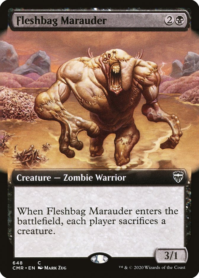 Fleshbag Marauder (Extended Art) [Commander Legends] | Good Games Adelaide SA