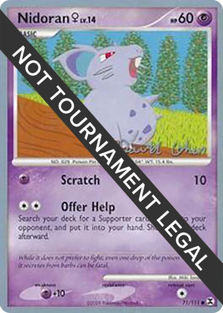 Nidoran F 2009 David Cohen 71/111 (World Championship Decks)  | Good Games Adelaide SA