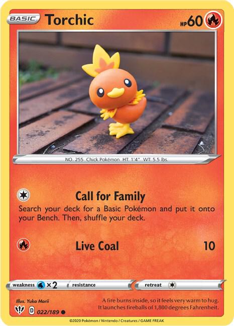 Torchic 022/189 (SWSH03: Darkness Ablaze)  | Good Games Adelaide SA