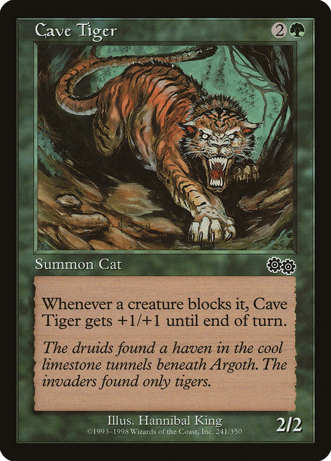 Cave Tiger 241 (Urza's Saga)  | Good Games Adelaide SA