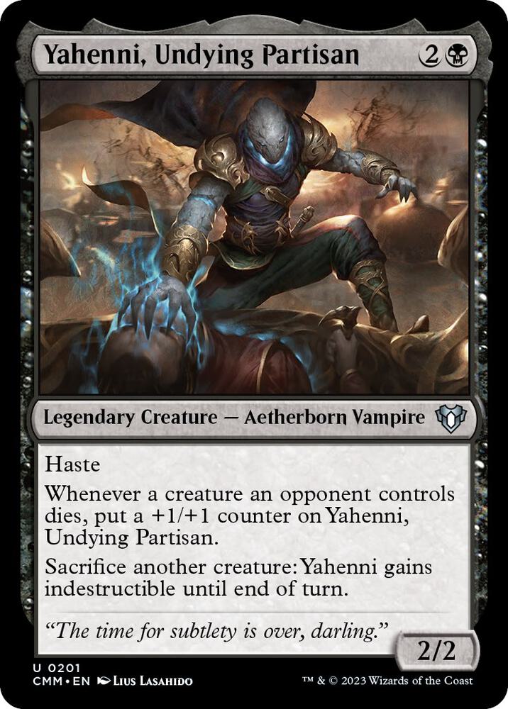 Yahenni, Undying Partisan 201 (Commander Masters)  - Foil | Good Games Adelaide SA