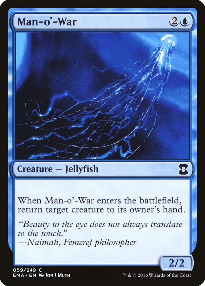 Man o War 59 (Eternal Masters)  - Foil | Good Games Adelaide SA