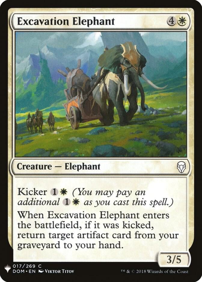 Excavation Elephant 17 (The List Reprints)  | Good Games Adelaide SA