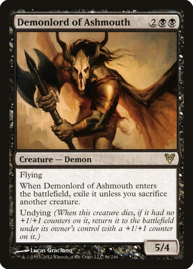 Demonlord of Ashmouth 96 (Avacyn Restored)  | Good Games Adelaide SA