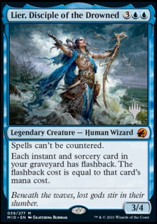 Lier, Disciple of the Drowned (Promo Pack) [Innistrad: Midnight Hunt Promos] | Good Games Adelaide SA