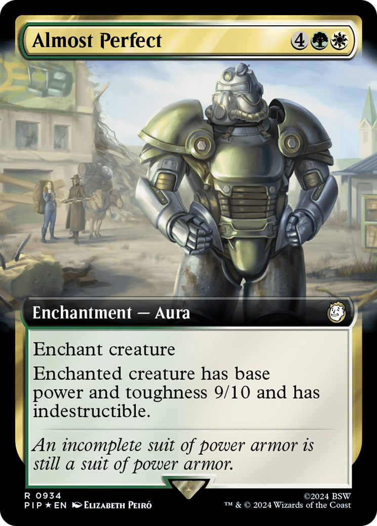 Almost Perfect (Extended Art) (Surge Foil) [Fallout] | Good Games Adelaide SA