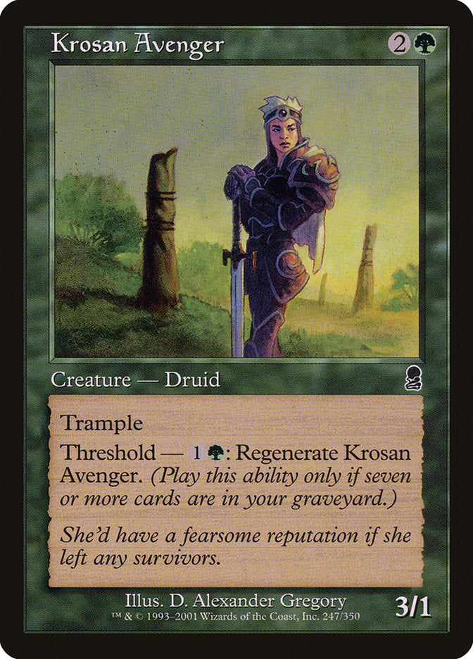 Krosan Avenger 247 (Odyssey)  - Foil | Good Games Adelaide SA