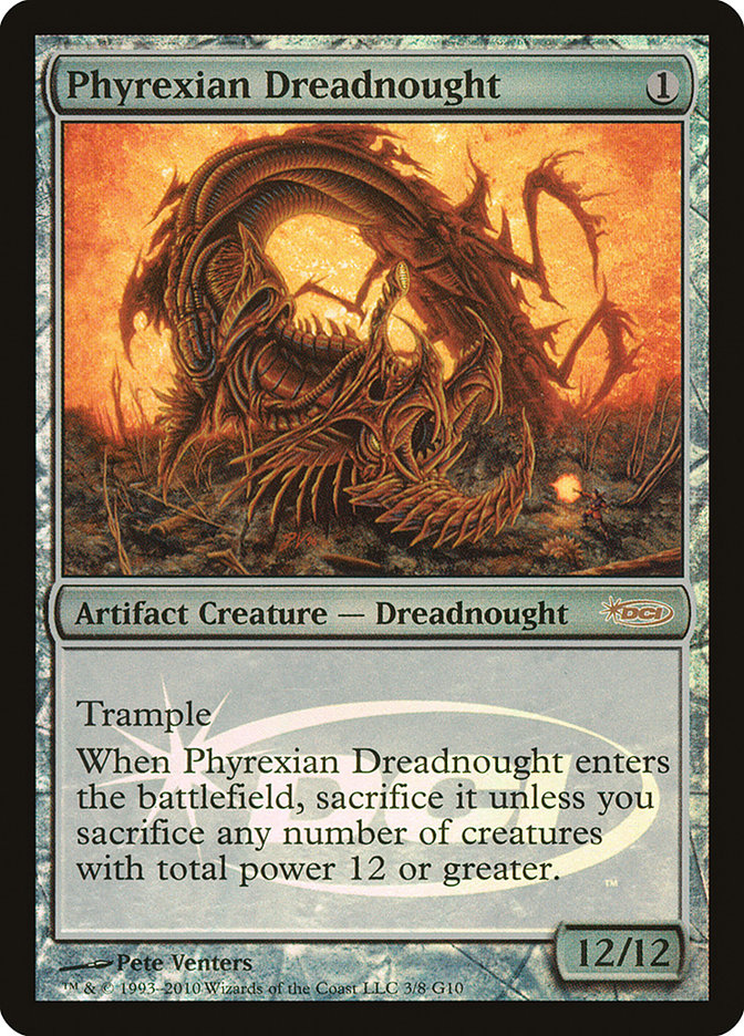 Phyrexian Dreadnought [Judge Gift Cards 2010] | Good Games Adelaide SA