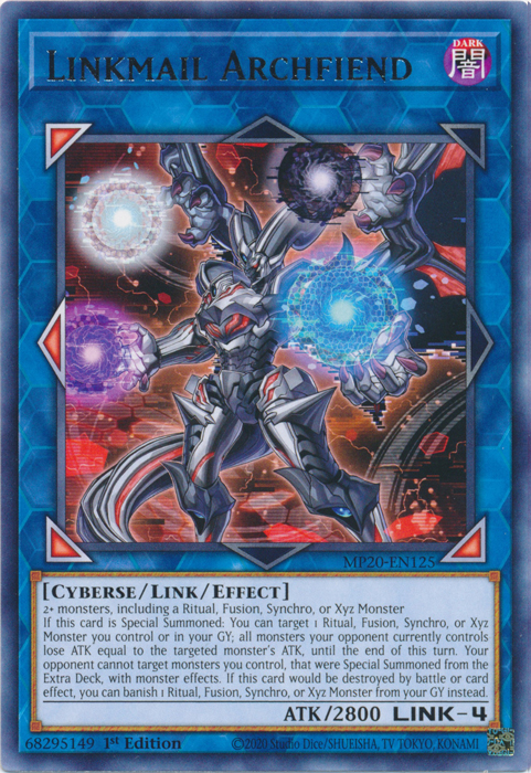 Linkmail Archfiend [MP20-EN125] Rare | Good Games Adelaide SA