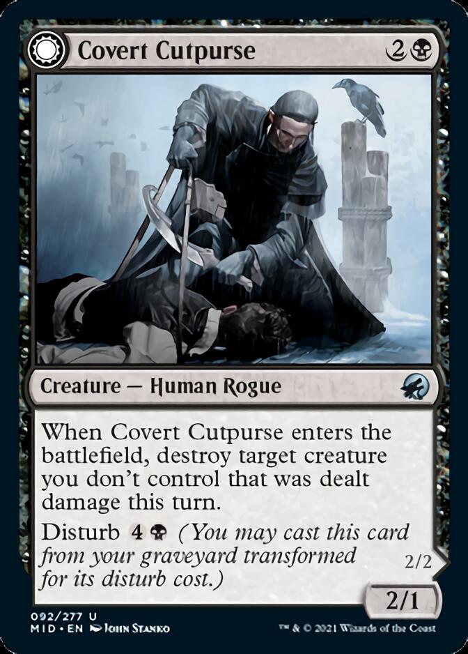 Covert Cutpurse // Covetous Geist [Innistrad: Midnight Hunt] | Good Games Adelaide SA