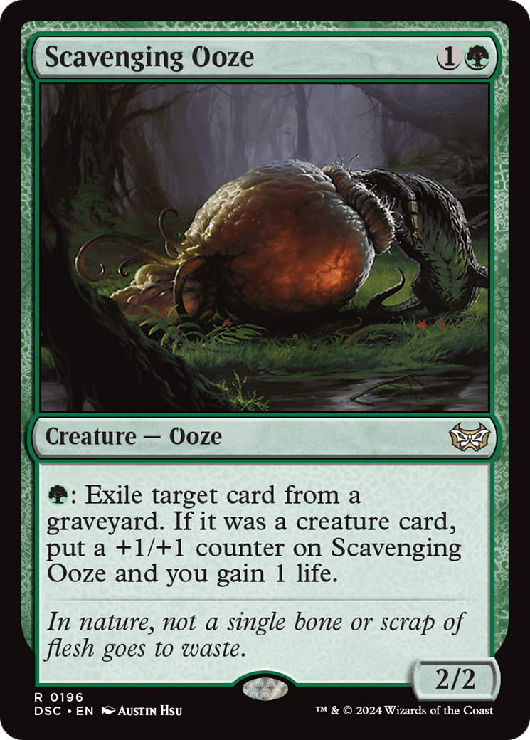 Scavenging Ooze [Duskmourn: House of Horror Commander] | Good Games Adelaide SA