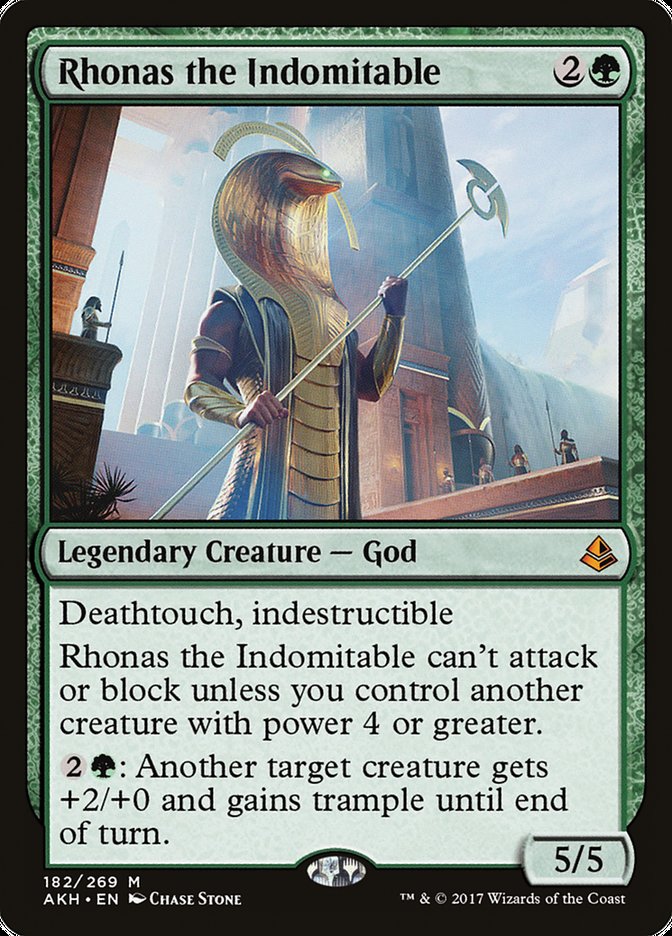Rhonas the Indomitable 182 (Amonkhet)  - Foil | Good Games Adelaide SA