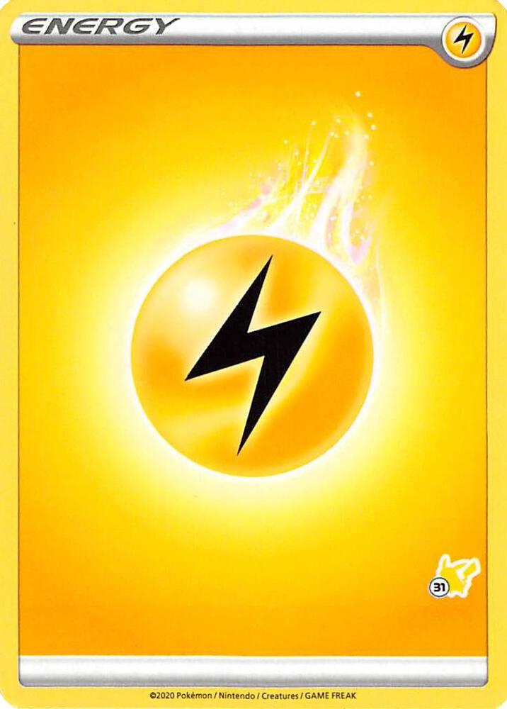 Lightning Energy 31 Pikachu Stamped  (Battle Academy 2022)  | Good Games Adelaide SA
