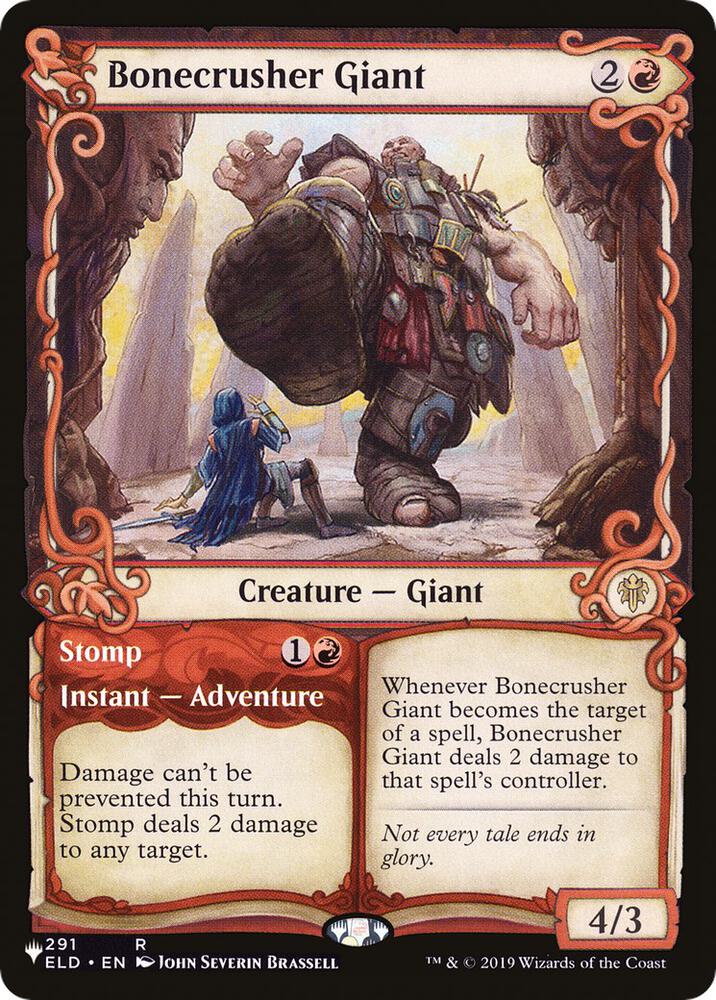 Bonecrusher Giant Showcase 291/269 (The List Reprints)  | Good Games Adelaide SA