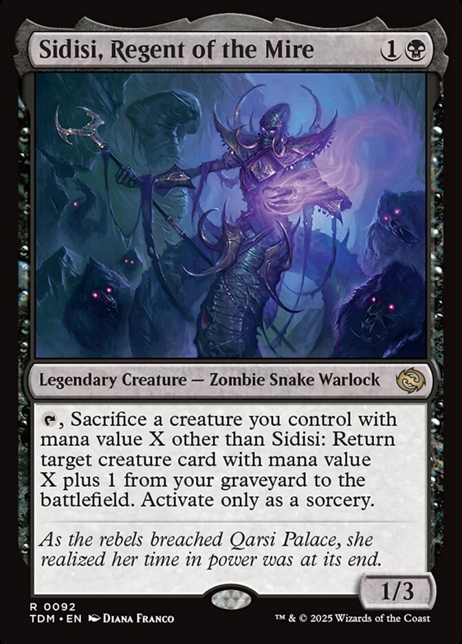 Sidisi, Regent of the Mire 92 (Tarkir: Dragonstorm)  | Good Games Adelaide SA