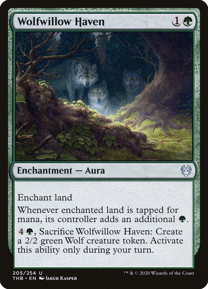 Wolfwillow Haven 205 (Theros Beyond Death)  - Foil | Good Games Adelaide SA