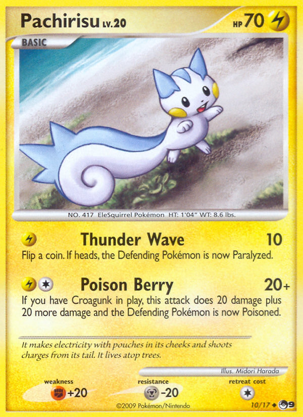 Pachirisu (10/17) [POP Series 9] | Good Games Adelaide SA