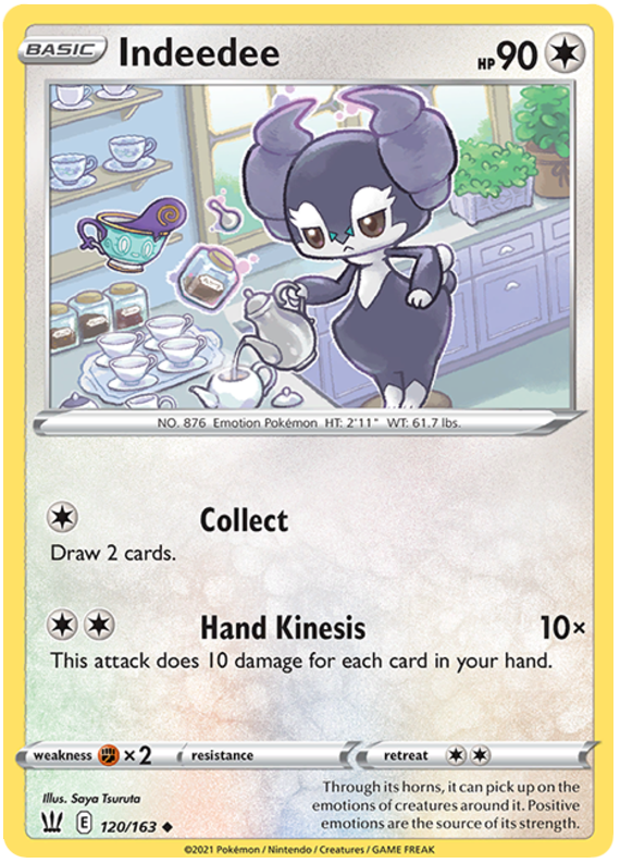 Indeedee (120/163) [Sword & Shield: Battle Styles] | Good Games Adelaide SA